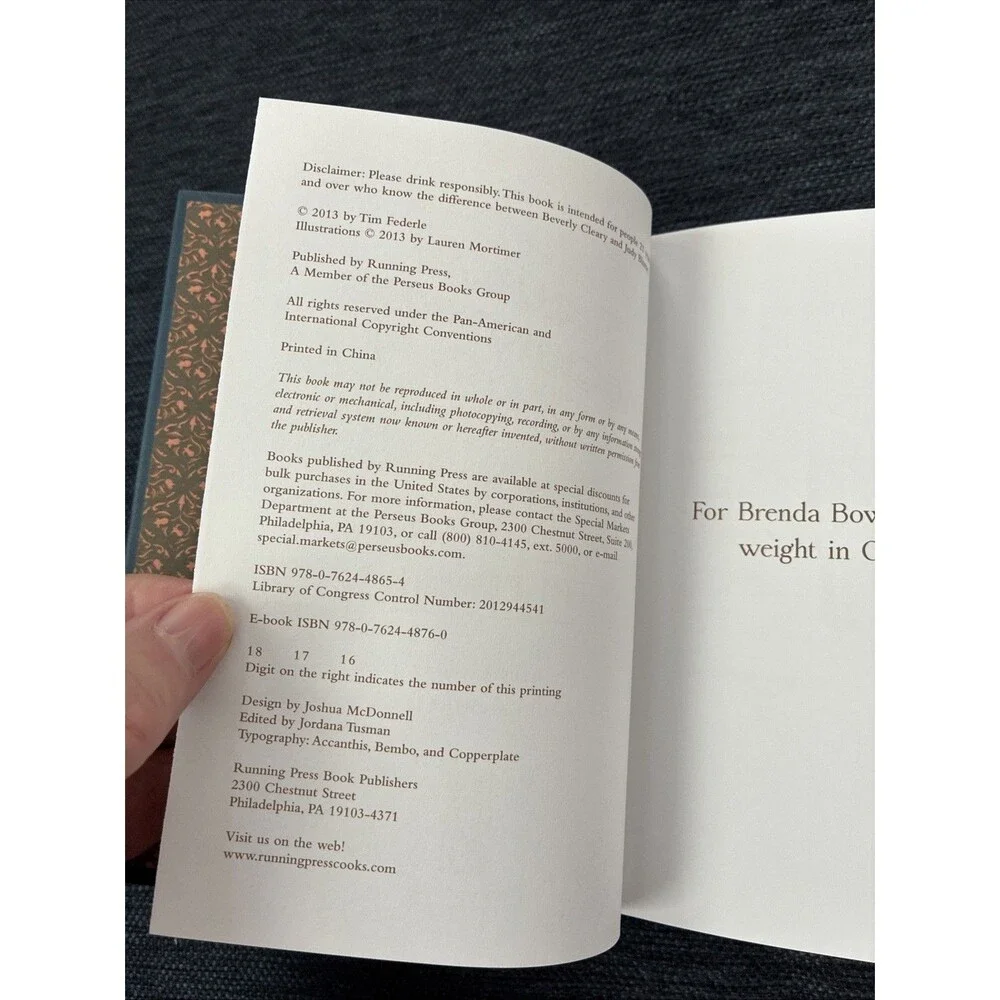 Tequila Mockingbird : Cocktails with a Literary Twist by Tim Federle (2013,...